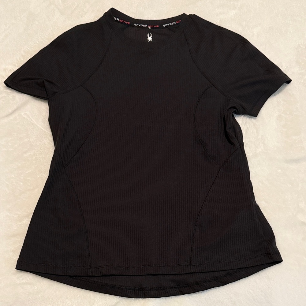 Spyder Black Short Sleeve Women's Tee